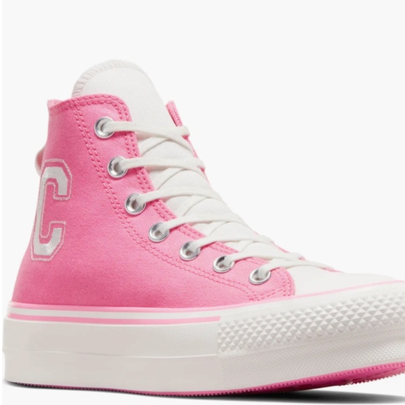 NWB- CONVERSE CTASLift High Top Platform Sneaker (WOMEN) / OOPS PINK/ SIZE 7.5 - Picture 2 of 6